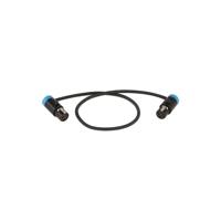 

Cable Techniques LPS Low-Profile LPXLR-3F to TA3F Cable, 24" - Blue Caps