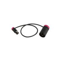 

Cable Techniques LPS Low-Profile TA3F to LPXLR-3M Cable, 12" - Purple Caps