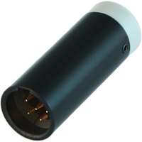 

Cable Techniques LPS Low Profile Right-Angle TA5F Mini XLR 5-Pin Male Connector, Standard/Gray Cap