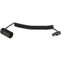 

Cable Techniques 8" Low-Profile TA3F to XLR-3M Coiled Jumper Balanced Cable for Lectrosonics LR Receiver to Camera and Field Gear, Extends to 15"