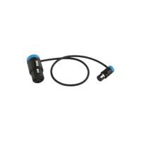 

Cable Techniques Low-Profile LPXLR-3F to TA3F Cable, 12", Blue Caps