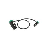 

Cable Techniques Low-Profile LPXLR-3F to TA3F Cable, 12", Green Caps