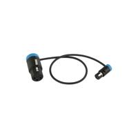 

Cable Techniques Low-Profile LPXLR-3F to TA3F Cable, 24", Blue Caps