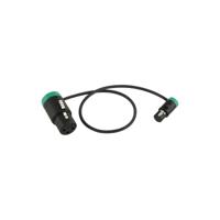 

Cable Techniques Low-Profile LPXLR-3F to TA3F Cable, 24", Green Caps