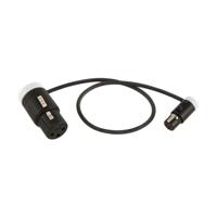 

Cable Techniques Low-Profile LPXLR-3F to TA3F Cable, 24", White Caps