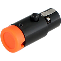 

Cable Techniques LPS Low-Profile TA3F M XLR 3-pin Female Connector, Orange Cap