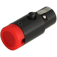 

Cable Techniques LPS Low-Profile TA3F M XLR 3-pin Female Connector, Red Cap