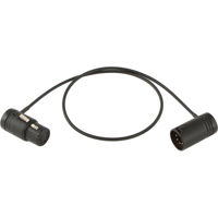 

Cable Techniques 18" Low-Profile XLR-5F to XLR-5M Stereo Cable for Camera-Mounted Stereo Mics