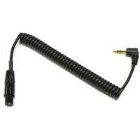 

Cable Techniques 8" TA3F to 3.5mm TRS Right Angle Coiled Cable for Lectrosonics LR Receiver on DSLR