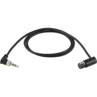 

Cable Techniques 18" Molded Mini 3.5mm TRS Right Angle to Low-Profile TA3F Output Cable for Sennheiser G4/G3 Camera-Mount Receiver, Unbalanced