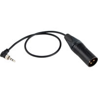 

Cable Techniques 18" Moulded Mini 3.5mm TRS to XLR-3M Output Cable for Sennheiser G4/G3 Camera-Mount Receiver, Unbalanced