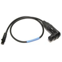 

Cable Techniques 18" Neutrik XX Series XLR-3F RA to TA3F Balanced UCR Receiver Cable, Black