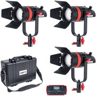 

Came-TV Boltzen Q-Series 55W High Output Fresnel Focusable Bi-Color LED 3-Light Kit