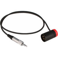 

Cable Techniques 3.5mm TRS to Low-Profile XLRM Premium Sennheiser EK 2000 Output Cable (Balanced, 24", Red Cap)