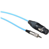 

Cable Techniques 18" XLR-3 Female to 3.5mm TRS Deluxe Sennheiser SK 100 G3 Line Input Cable, Unbalanced, Blue