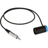 

Cable Techniques 24" 3.5mm TRS to Low-Profile XLRM Sennheiser EK 100 G3 Line Output Cable, Unbalanced, Blue Cap