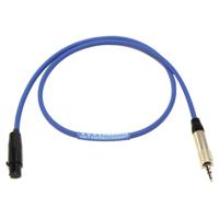 

Cable Techniques 18" 3.5mm TRS Locking to TA3F Output Cable for Sennheiser EK 100 G3 Receivers, Blue