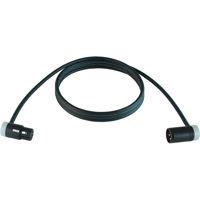 

Cable Techniques 10' Premium Low Profile Right-Angle XLR-3F to XLR-3M Mogami W2893 Microphone Cable, Gray Caps
