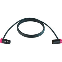 

Cable Techniques 10' Premium Low Profile Right-Angle XLR-3F to XLR-3M Mogami W2893 Microphone Cable, Purple Caps