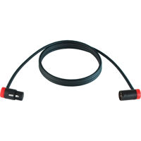 

Cable Techniques 15' Premium Low Profile Right-Angle XLR-3F to XLR-3M Mogami W2893 Microphone Cable, Red Caps