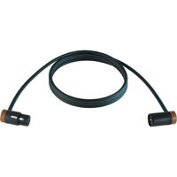 

Cable Techniques 15' Premium Low Profile Right-Angle XLR-3F to XLR-3M Mogami W2893 Microphone Cable, Brown Caps