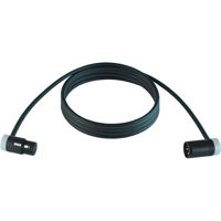 

Cable Techniques 25' Premium Low Profile Right-Angle XLR-3F to XLR-3M Mogami W2893 Microphone Cable, Gray Caps