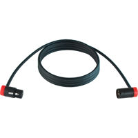 

Cable Techniques 25' Premium Low Profile Right-Angle XLR-3F to XLR-3M Mogami W2893 Microphone Cable, Red Caps