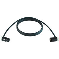 

Cable Techniques 10' Premium Low Profile Right-Angle XLR-3F to XLR-3M Mogami W2549 Microphone Cable, White Caps
