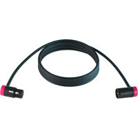 

Cable Techniques 25' Premium Low Profile Right-Angle XLR-3F to XLR-3M Mogami W2549 Microphone Cable, Purple Caps
