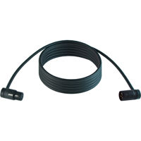 

Cable Techniques 50' Premium Low Profile Right-Angle XLR-3F to XLR-3M Mogami W2549 Microphone Cable, Black Caps