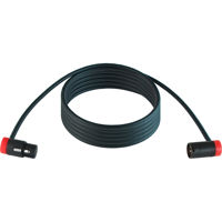 

Cable Techniques 50' Premium Low Profile Right-Angle XLR-3F to XLR-3M Mogami W2549 Microphone Cable, Red Caps