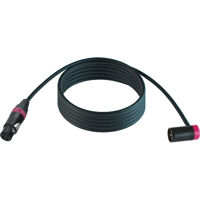 

Cable Techniques 50' Premium Low Profile Straight XLR-3F to XLR-3M Right-Angle Mogami W2549 Microphone Cable, Purple Cap/Ring