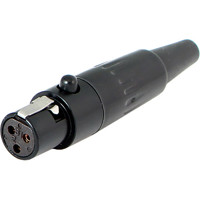 

Cable Techniques TA3F 3-Pin "Mini XLR" Female Connector, Black