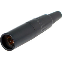 

Cable Techniques TA4M 4-Pin "Mini XLR" Male Connector, Black