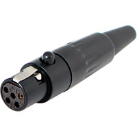 

Cable Techniques TA5F 5-Pin "Mini XLR" Female Connector, Black