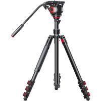 

Came-TV TP-501C 3-Section Carbon Fiber Video Tripod with Fluid Head