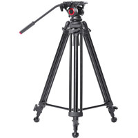 

Came-TV TP-606A 3-Section Aluminum Video Tripod with Fluid Bowl Head and Mid-Level Spreader