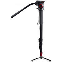 

Came-TV TP705A Aluminum 4-Section Monopod with Pivoting Foot Stand, 22 Lbs Capacity, 30" - 73" Height