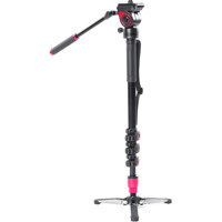 

Came-TV TP-MQB 4-Section Carbon Fiber Monopod with Pivoting Foot Stand