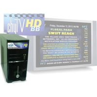 

ChyTv High-Definition Bulletin Board Graphics System with HD Analog/HD-SDI Video Overlay & HD Clip Playout, 1080p High-Definition Resolution, Tower Chassis