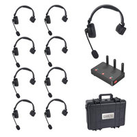 

Came-TV WAERO Duplex Digital Wireless Foldable Headset with Hub, EU Version, 9-Pack