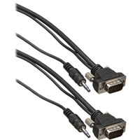 

Comprehensive Pro AV/IT Series 15' Micro VGA HD15 Plug to Plug with Audio Cable, 32AWG