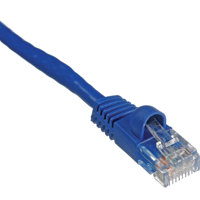 

Comprehensive CAT5e 350 MHz Snagless Patch Cable, USA Made & TAA Compliant, 10', Blue