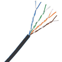 

Comprehensive 1000' CAT5e 350MHz Shielded Solid LAN Cable, Black