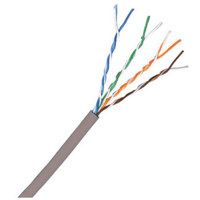 

Comprehensive 1000' Cat 5e Plenum 350Mhz Bulk Cable, Solid Gray