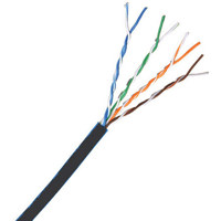 

Comprehensive 1000' CAT5e 350MHz Shielded Stranded LAN Cable, Black