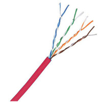 

Comprehensive 1000' Cat 6 550MHz UTP Bulk Cable, Solid Red