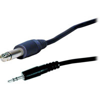

Comprehensive Studio Series 10' 1/4" Plug to Stereo Mini Plug Quad Audio Cable, Black