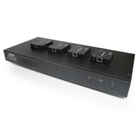 

Comprehensive HDMI 4x4 True Matrix Switcher/Extender over Single Cat5e/6 with 4 Receivers and EDID Management