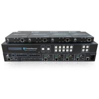 

Comprehensive Pro AV/IT HDBaseT 4K60 4x4 Matrix Switcher with Four Receivers, 330' Transmission Distance